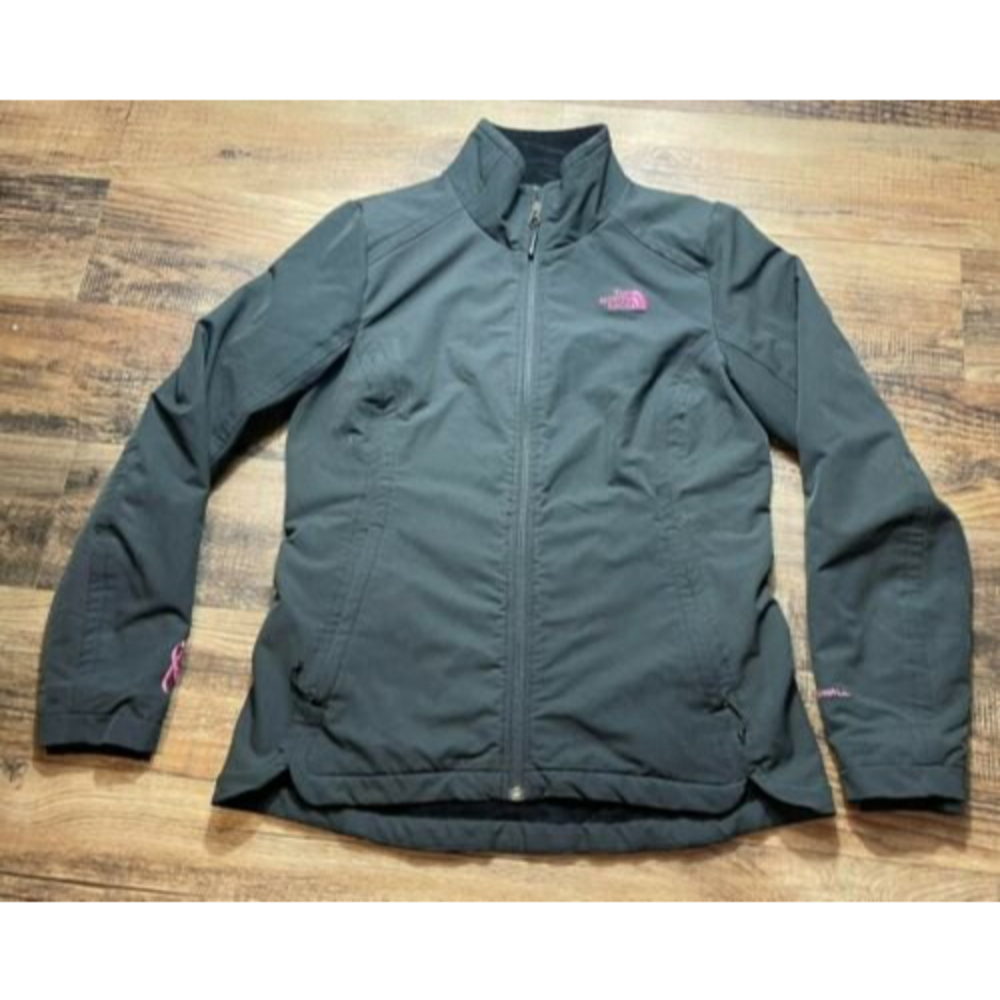 North Face Windwall Breast Cancer Awareness Pink Ribon Women's M Fleece Lined